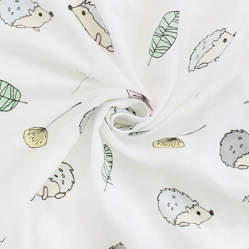 Neutral Pattern & Colour Muslin Blanket