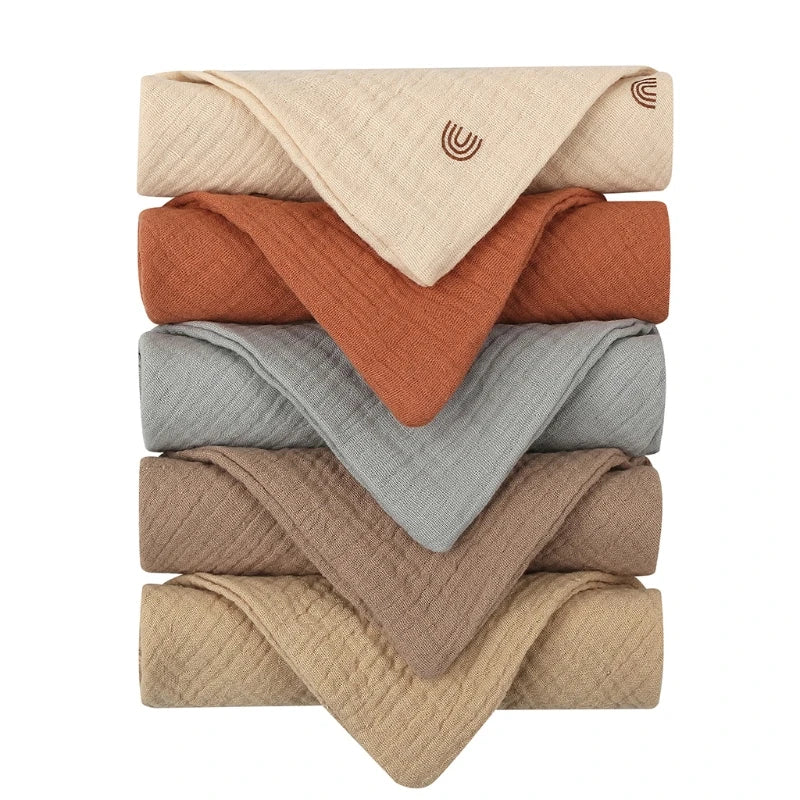 Set Of 5 Linen Cloths (23cm X 23cm)