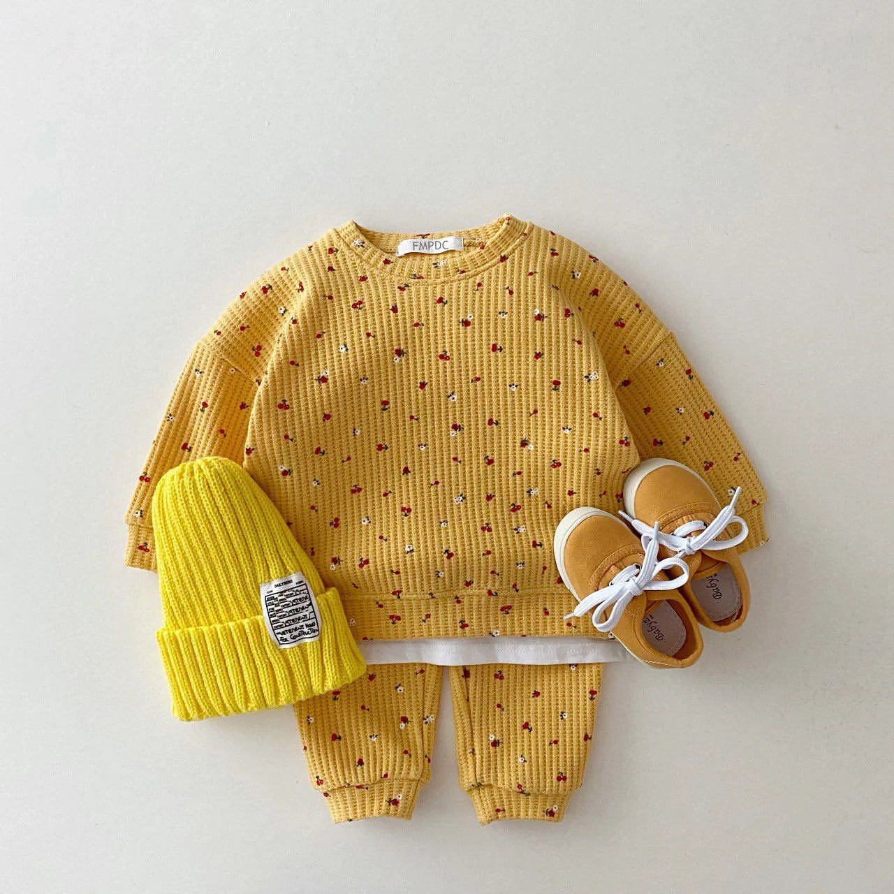 Waffle Cotton 2pcs Set