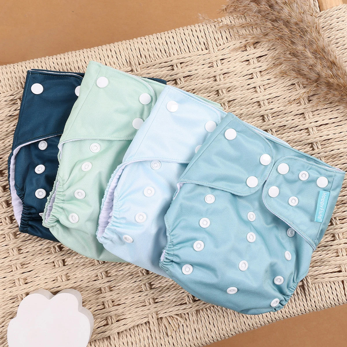 Set of 4 Reusable Nappies