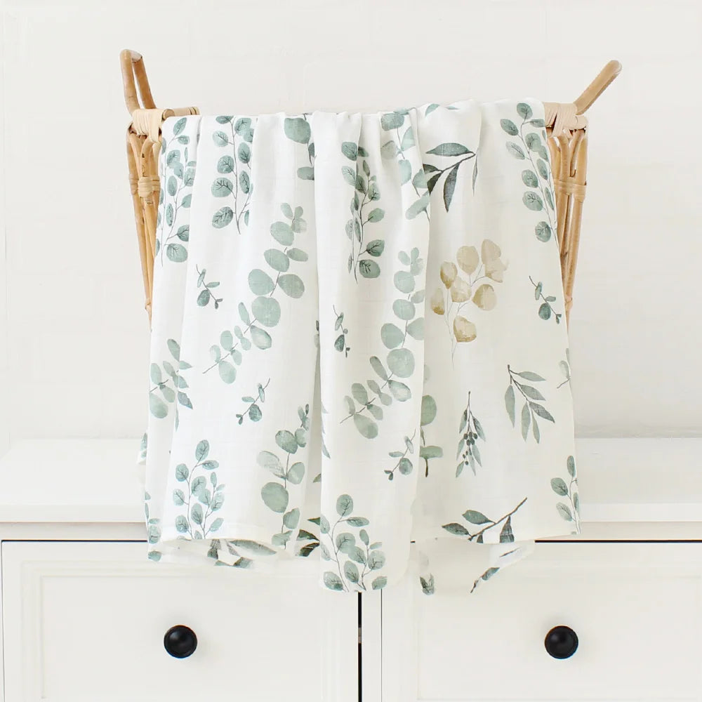 Neutral Pattern & Colour Muslin Blanket