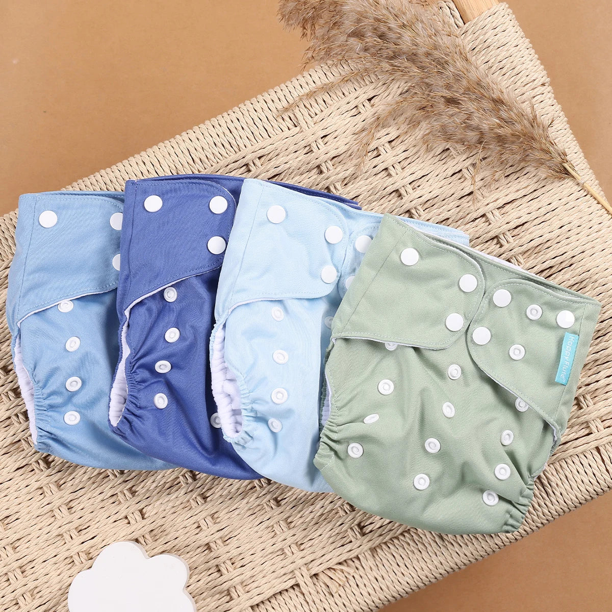 Set of 4 Reusable Nappies
