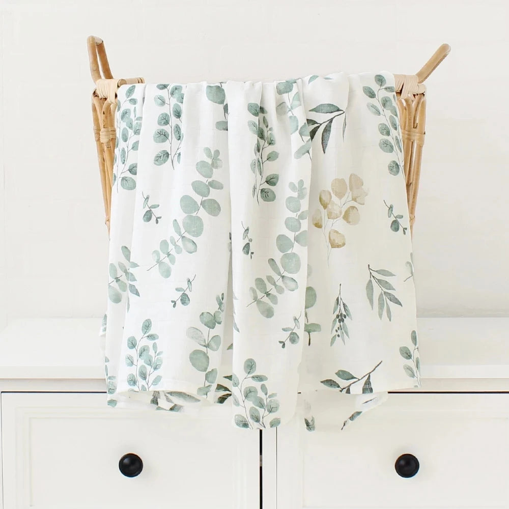 Neutral Pattern & Colour Muslin Blanket