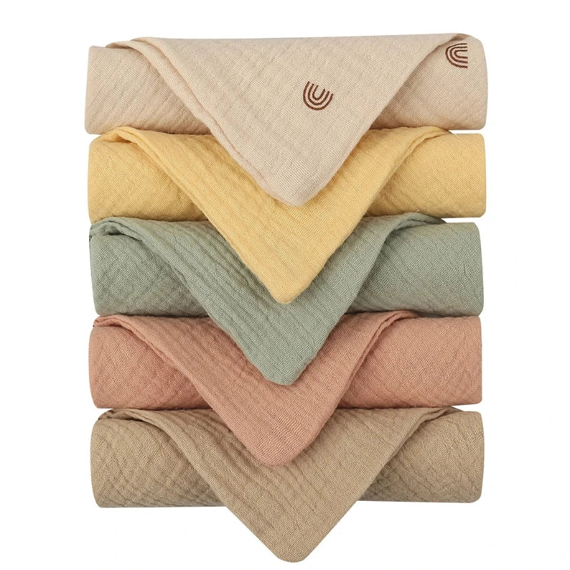 Set Of 5 Linen Cloths (23cm X 23cm)