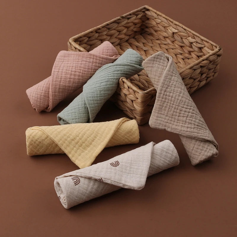 Set Of 5 Linen Cloths (23cm X 23cm)