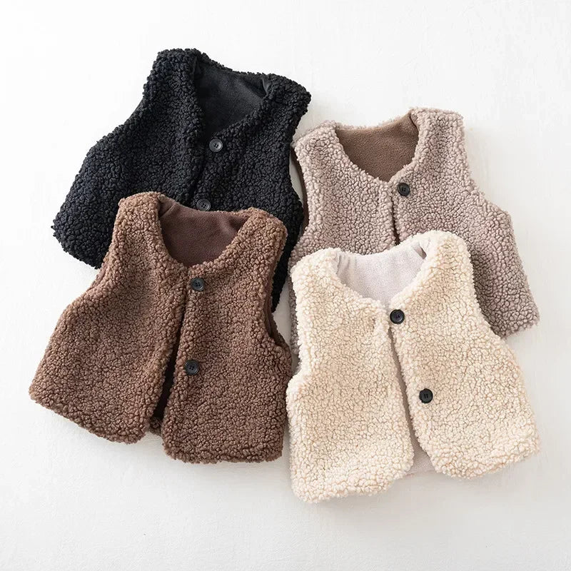 Faux Wool Toddler / Child Vest