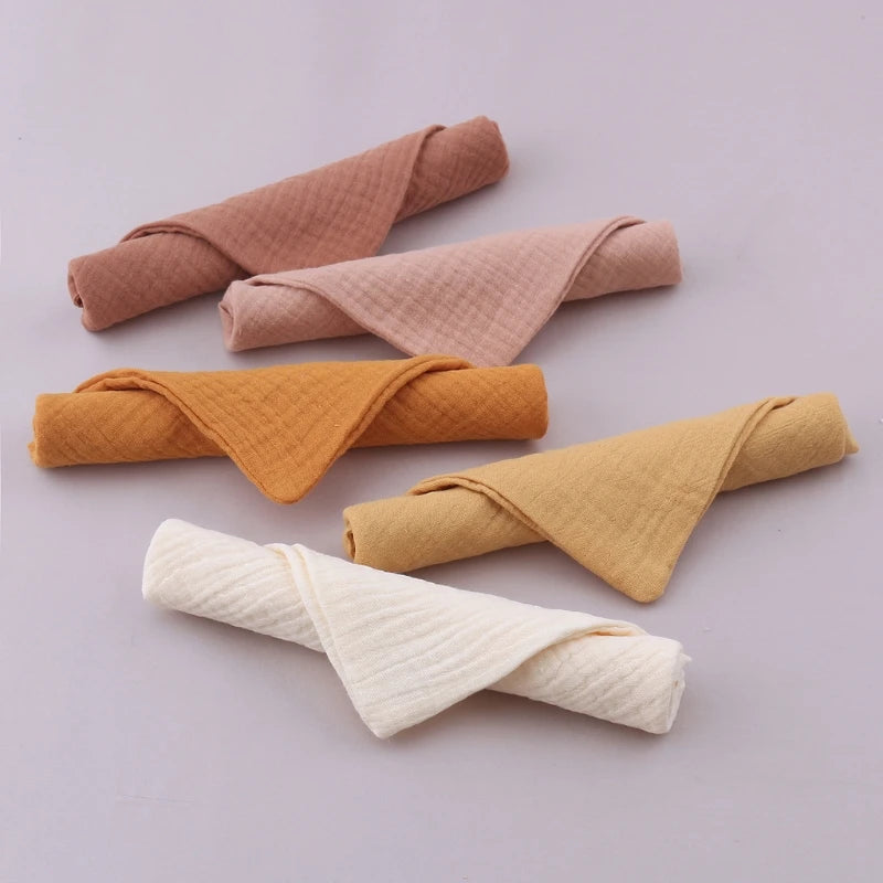 Set Of 5 Linen Cloths (23cm X 23cm)