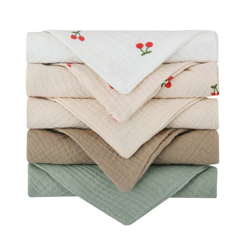 Set Of 5 Linen Cloths (23cm X 23cm)