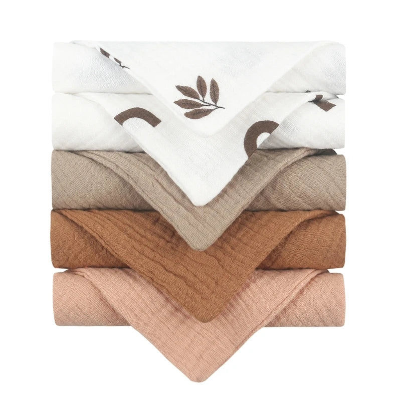 Set Of 5 Linen Cloths (23cm X 23cm)