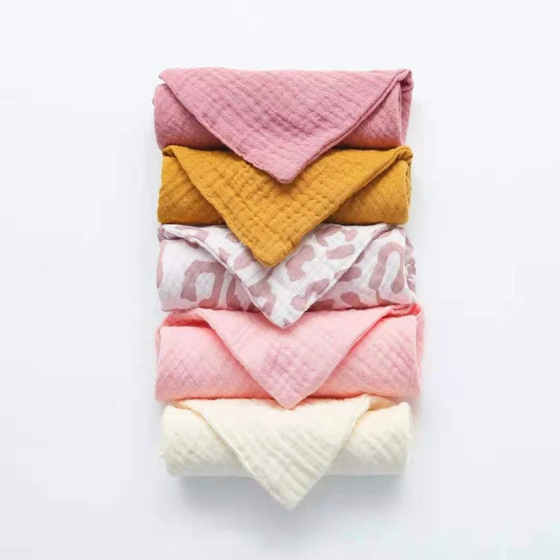 Set Of 5 Linen Cloths (23cm X 23cm)