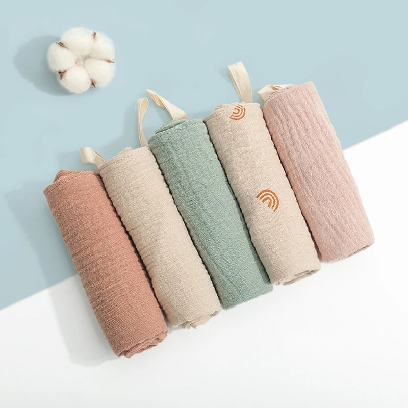 Set Of 5 Linen Cloths (23cm X 23cm)