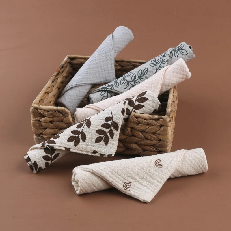 Set Of 5 Linen Cloths (23cm X 23cm)