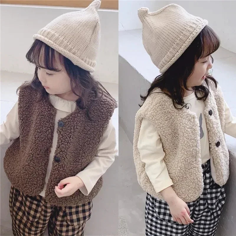 Faux Wool Toddler / Child Vest