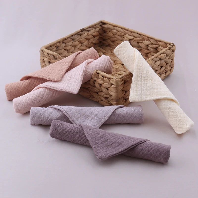 Set Of 5 Linen Cloths (23cm X 23cm)