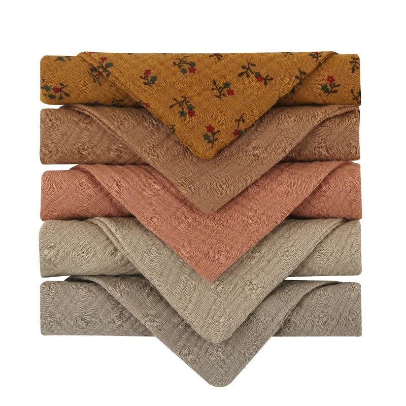 Set Of 5 Linen Cloths (23cm X 23cm)