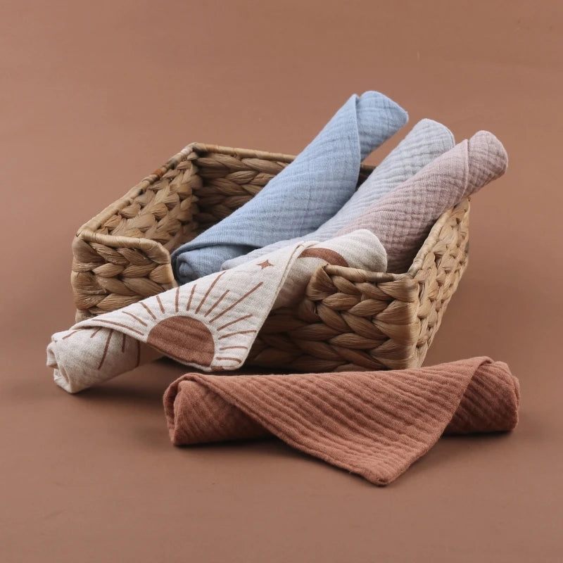 Set Of 5 Linen Cloths (23cm X 23cm)