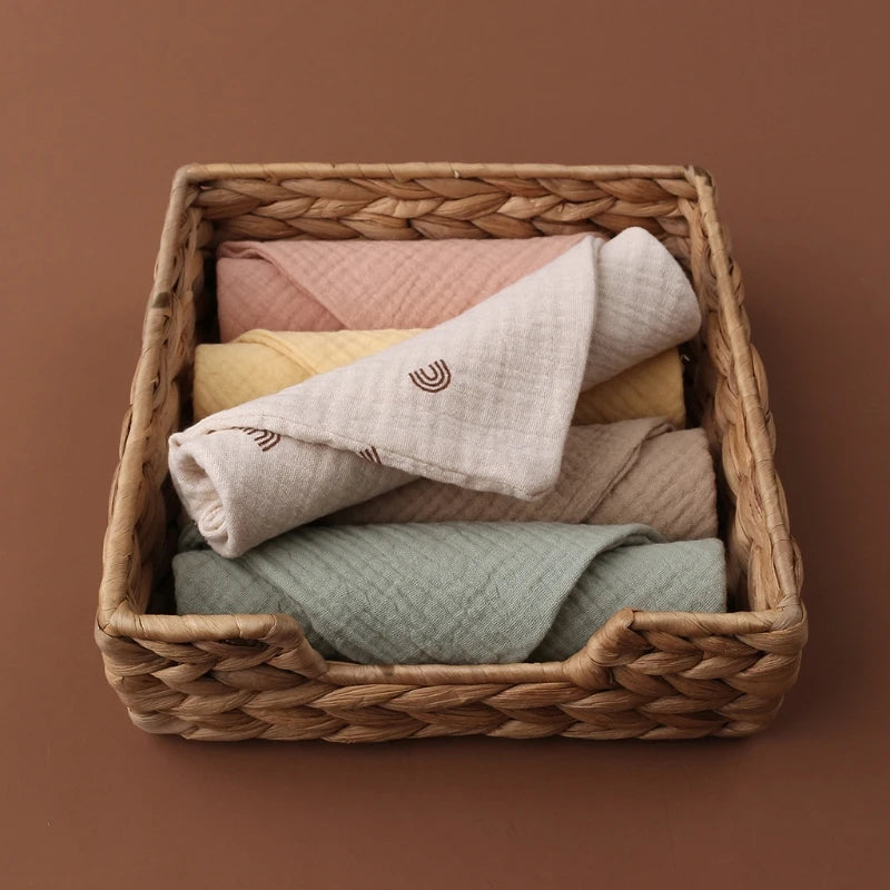 Set Of 5 Linen Cloths (23cm X 23cm)