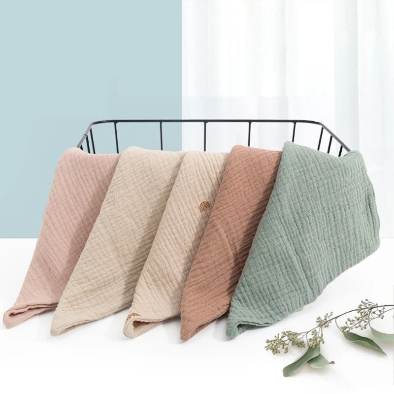 Set Of 5 Linen Cloths (23cm X 23cm)