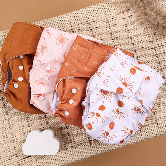 Set of 4 Reusable Nappies