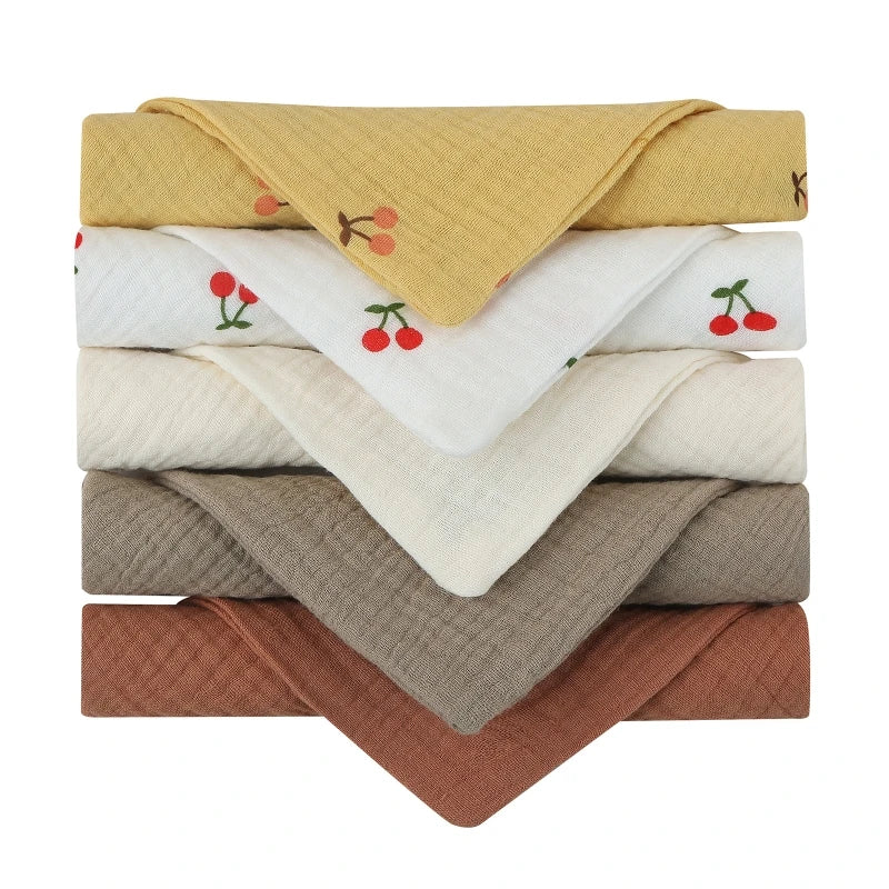 Set Of 5 Linen Cloths (23cm X 23cm)