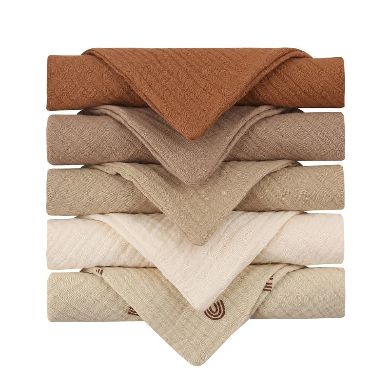 Set Of 5 Linen Cloths (23cm X 23cm)