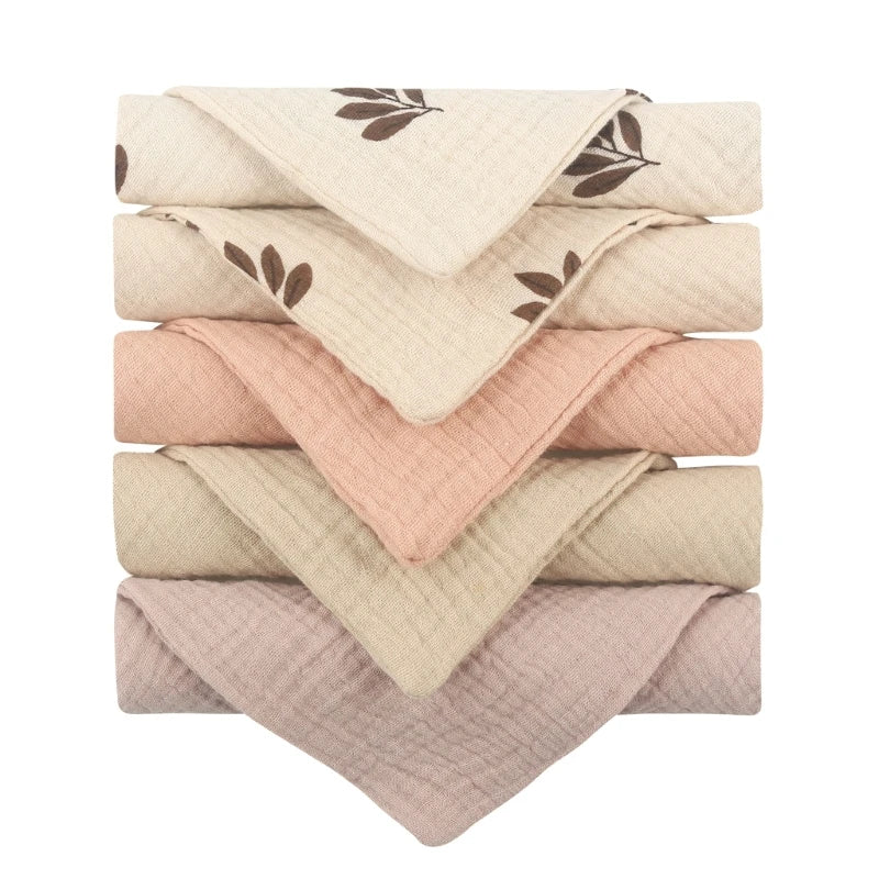 Set Of 5 Linen Cloths (23cm X 23cm)